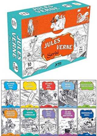 4. Sınıf Jules Verne Serisi 10 Kitaplık Set