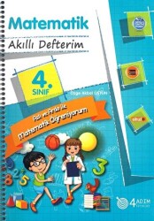 4. Sınıf Matematik - Akıllı Defterim - 4 Adım Yayınları