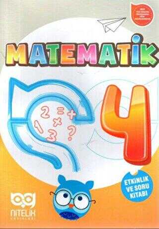 Nitelik Yayınları - Bayilik 4. Sınıf Matematik Etkinlik ve Soru Kitabı