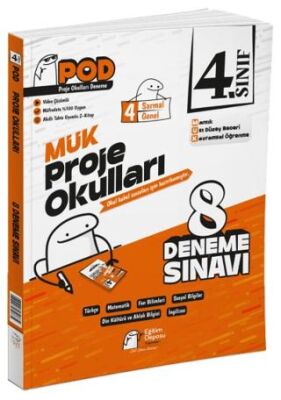 4. Sınıf MÜK Proje Okulları 8 Deneme Sınavı - 1