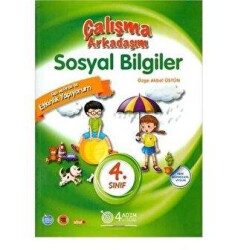 4. Sınıf Sosyal Bilgiler Çalışma Arkadaşım - 4 Adım Yayınları