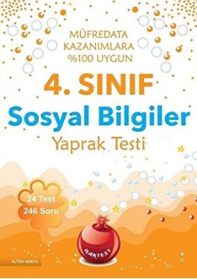 Nartest Yayınevi 4. Sınıf Sosyal Bilgiler Yaprak Testi - 1