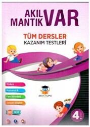 Zeka Küpü Yayınları 4. Sınıf Tüm Dersler Akıl Var Mantık Var Kazanım Testleri - Zeka Küpü Yayınları