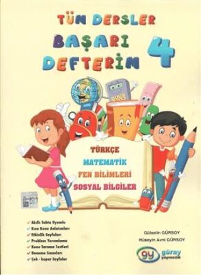 Güray Yayıncılık 4. Sınıf Tüm Dersler Başarı Defterim - 1