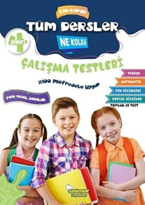 Selimer Yayınları 4. Sınıf Tüm Dersler Çek-Kopar Ne Kolay Çalışma Testleri - 1