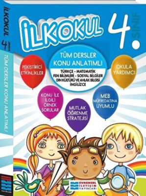 Evrensel İletişim Yayınları 4. Sınıf Tüm Dersler Konu Anlatımlı - 1
