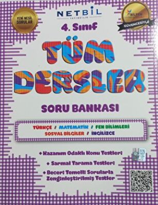 Netbil Yayıncılık 4. Sınıf Tüm Dersler Soru Bankası - 1