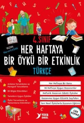 4. Sınıf Türkçe Her Haftaya Bir Öykü Bir Etkinlik - 1