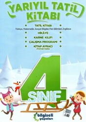 Bilgiseli Yayınları 4. Sınıf Yarıyıl Tatil Kitabı - bilgiseli yayınları