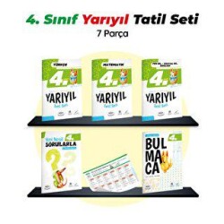 Öğretmen Evde Yayınları 4. Sınıf Yarıyıl Tatil Seti 2022-2023 - Öğretmen Evde Yayınları