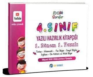 NSN Yayınevi - Bayilik 4. Sınıf Yazılı Hazırlık Kitapçığı 1. Dönem 1. Yazılı - 1