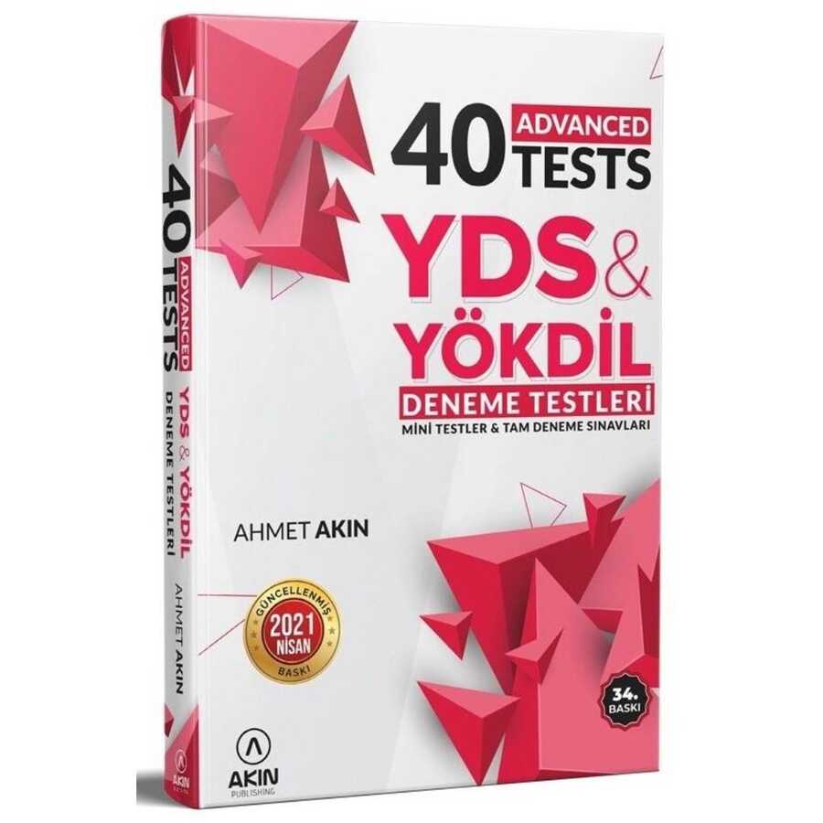 40 Advanced Tests YDS ve Yökdil Deneme Testleri