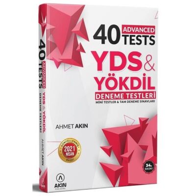 40 Advanced Tests YDS ve Yökdil Deneme Testleri - 1