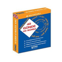 40 Günde 40 İngilizce Konu - Sesli Kartlarla - Fono Yayınları