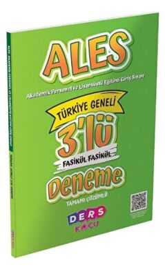 Ders Koçu Yayınları 4013 - ALES 3 `Lü Fasikül Fasikül Deneme Sınavı Ders Koçu - 1