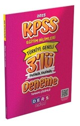 Ders Koçu Yayınları 4014 - KPSS Eğitim Bilimleri 3 `lü Fasikül Fasikül Deneme Sınavı Ders Koçu - Ders Koçu Yayınları