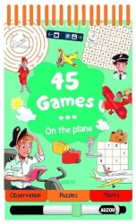 45 Games - On The Plane - Auzou Books