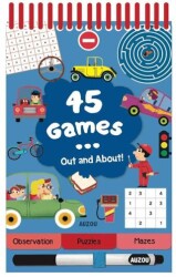 45 Games... Out And About - Auzou Books