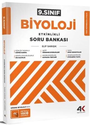 4K Yayınları 9. Sınıf Etkinlikli Biyoloji Soru Bankası - 1