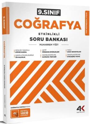 4K Yayınları 9. Sınıf Etkinlikli Coğrafya Soru Bankası - 1