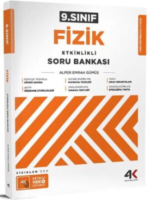 4K Yayınları 9. Sınıf Etkinlikli Fizik Soru Bankası - 1