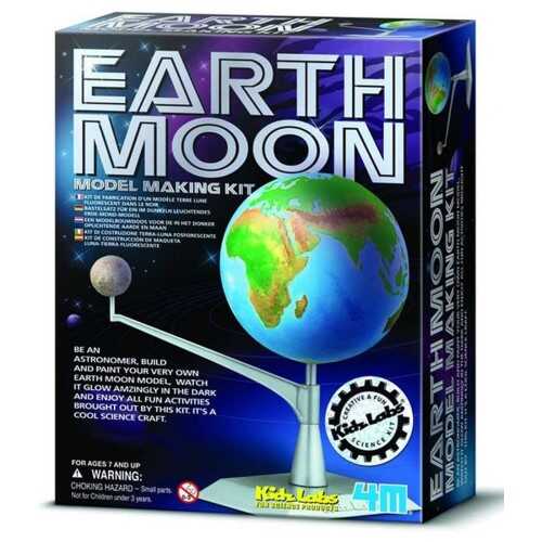 4M Earth-Moon Model Making Kit Dünya Ay Modeli