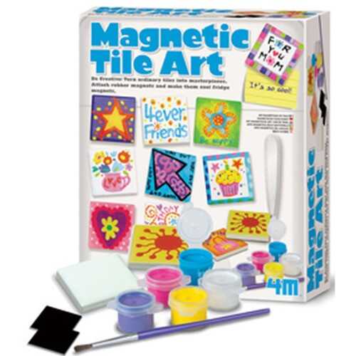 4M Magnetic Tile Art Magnet Karo Sanatı