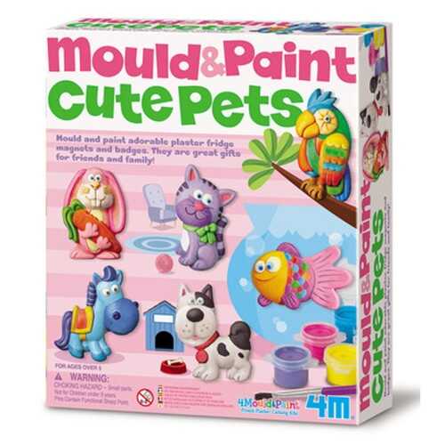 4M Mould & Paint Cupe Pets Sevimli Dostlar