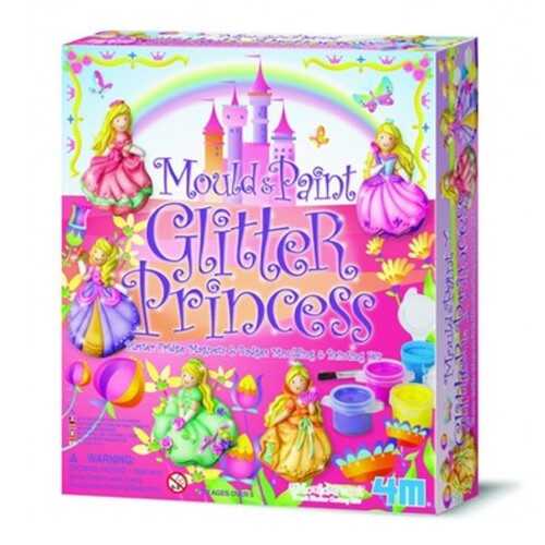 4M Mould & Paint Glitter PrincessKalıp Boyama Işıltılı Prenses