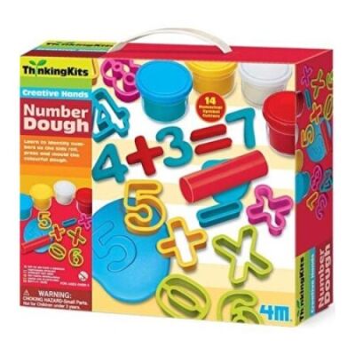 4M Number Dough Sayı Hamuru Seti - 4