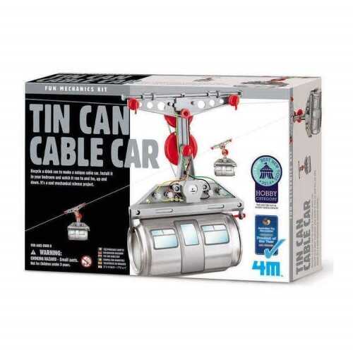 4M Tin Can Cable Car Metal Kutu Teleferik