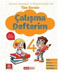 Kırmızı Beyaz Yayınları 4. Sınıf Tüm Dersler Çalışma Defterim - Kırmızı Beyaz Yayınları