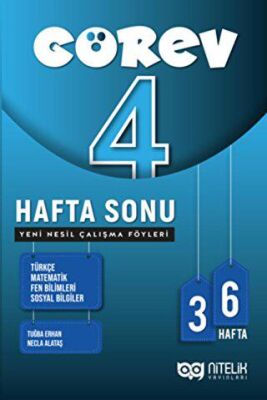 Nitelik Yayınları - Bayilik 4. Sınıf Görev Hafta Sonu Yeni Nesil Çalışma Föyü - 1