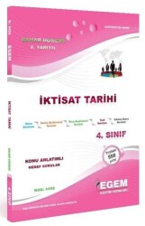 AÖF 4. Sınıf İktisat Tarihi Bahar Dönemi 8. Yarıyıl Konu Anlatımlı Soru Bankası - Egem Eğitim Yayınları
