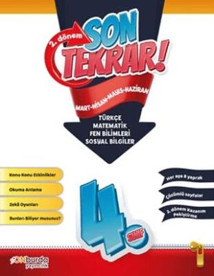 ONburda Yayınları 4. Sınıf Son Tekrar 2.Dönem - 1