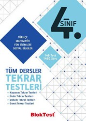 Tudem Yayınları - Bayilik 4. Sınıf Tüm Dersler Tekrar Testleri - Tudem Yayınları - Bayilik