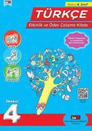 SBM Yayıncılık 4. Sınıf Türkçe Etkinlik ve Ödev Çalışma Kitabı Soru Bankası Merkezi