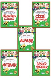 5-6 Yaş Çizgi Çalışmaları Seti - 5 Kitap - Harika Çocuk Yayınları