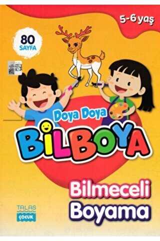 Doya Doya Bil Boya Bilmeceli Boyama 5-6 Yaş - Talas Yayınları
