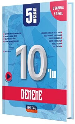 Yeni Tarz Yayınları 5. Sınıf 10`lu Deneme - 1