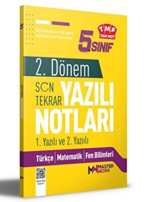 MasterWork 5. Sınıf 2. Dönem 1. ve 2. Yazılı Notları Son Tekrar Master Work - 1