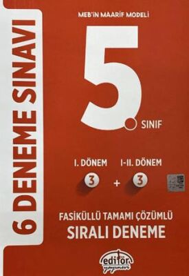 5. Sınıf Fasikül 6 Deneme Sınavı kapağı