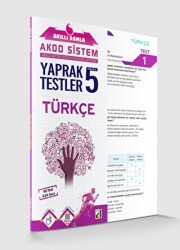 Damla Yayınevi 5. Sınıf Akıllı Damla Türkçe Yaprak Testi - Damla Yayınevi