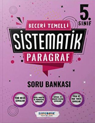 Sistematik Yayınları 5. Sınıf Beceri Temelli Sistematik Paragraf Soru Bankası - 1
