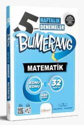 Günay Yayınları 5. Sınıf Bumerang 32 Haftalık Matematik Denemeleri - Günay Yayınları