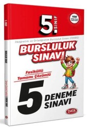 Data Yayınları 5. Sınıf Bursluluk Sınavı Fasiküllü Tamamı Çözümlü 5 Deneme - Data Yayınları