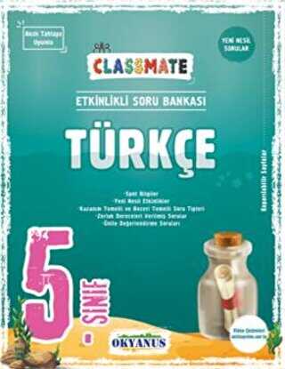 Okyanus Yayınları 5. Sınıf Classmate Türkçe Soru Bankası