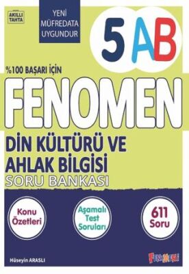 Fenomen Yayınları 5. Sınıf Din Kültürü ve Ahlak Bilgisi A-B Soru Bankası - 1