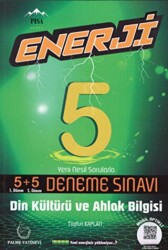 5. Sınıf Enerji Din Kültürü ve Ahlak Bilgisi 5+5 Deneme Sınavı - Palme Yayınları