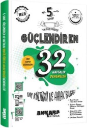 5. Sınıf Din Kültürü ve Ahlak Bilgisi Güçlendiren 32 Haftalık Denemeleri - Ankara Yayıncılık